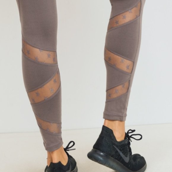 NWT! Mono B Leggings in Cosmic Taupe - Picture 3 of 8
